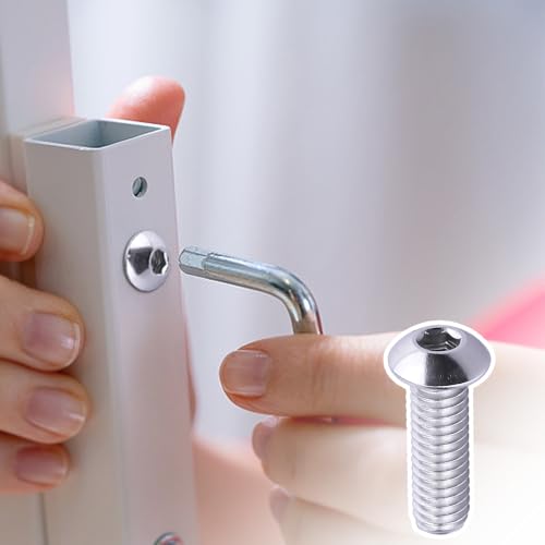 1/4-20 x 1-1/4" Button Head Socket Cap Bolts Screws, 304 Stainless Steel 18-8, Allen Hex Drive, Bright Finish, Fully Machine Thread, Pack of 25 - size: 1/4-20 x 1-1/4