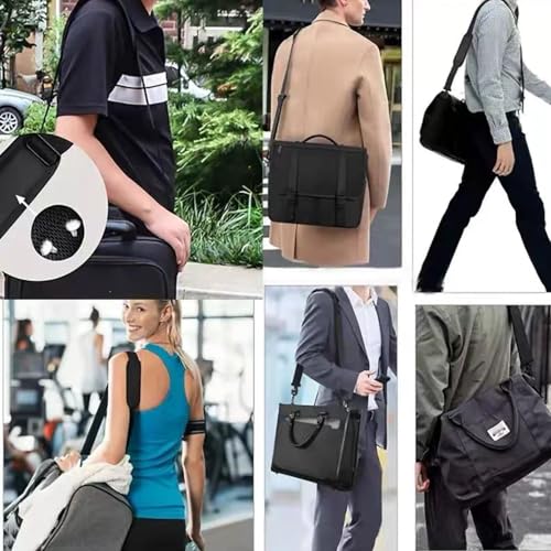 Wide Replacement Shoulder Strap Adjustable Crossbody Canvas Webbing for Messenger Bag Laptop Computer Bag - color: #1 - Khaki
