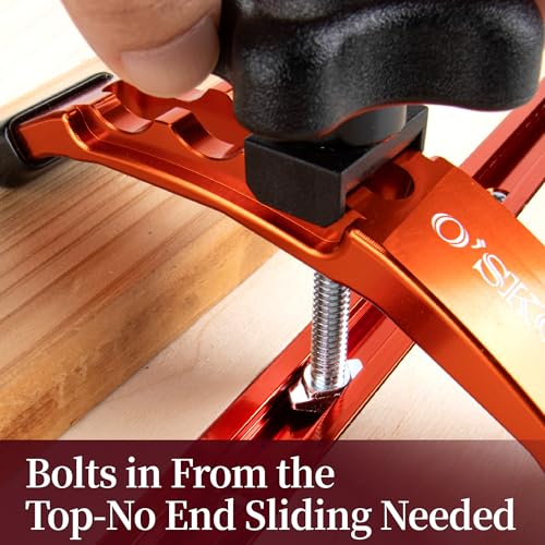 O'SKOOL T-Slot Bolts Drop-in 1" Length 20PCS, 1/4"-20 Thread, T Track Accessories for Woodworking Jigs and Fixtures,HWR009 - style: 1/4"-20 Threads, 1" Length, 20Pcs