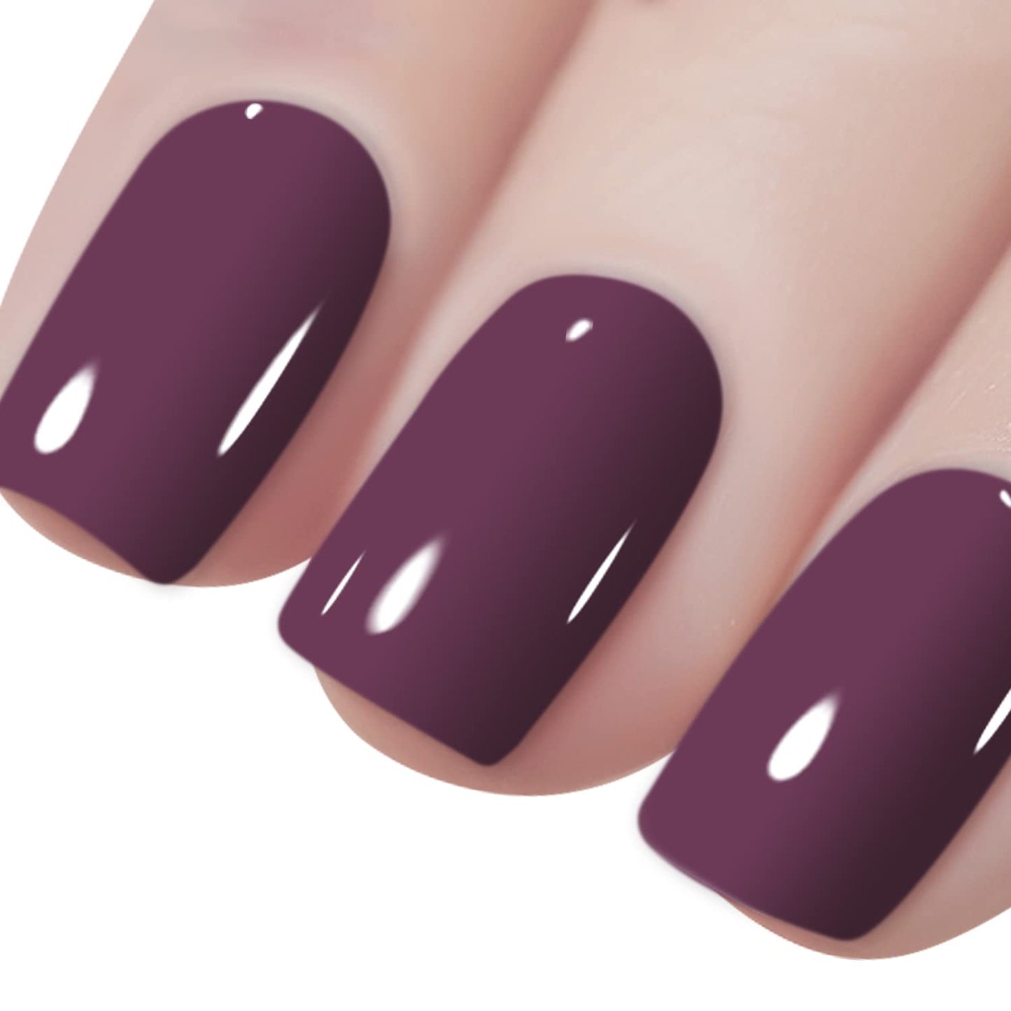 Vishine Gelpolish Manicure Diy Long-Lasting Gel Nail Polish Lacquer Shiny Color Uv Led Soak Off Glitter Dark Orchid(1023)