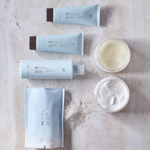 REvival Hand & Nail Cream - Deeply Moisturizing with Dead Sea Minerals, Jojoba, Argan & Aloe - Non-Greasy, Fast Absorbing, Nourishes & Protects Dry Hands & Nails 100ml | 3.4 oz