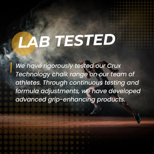 Crux Technology Sports Chalk for Rock Climbing 100% Magnesium Carbonate - style: Hybrid Blend