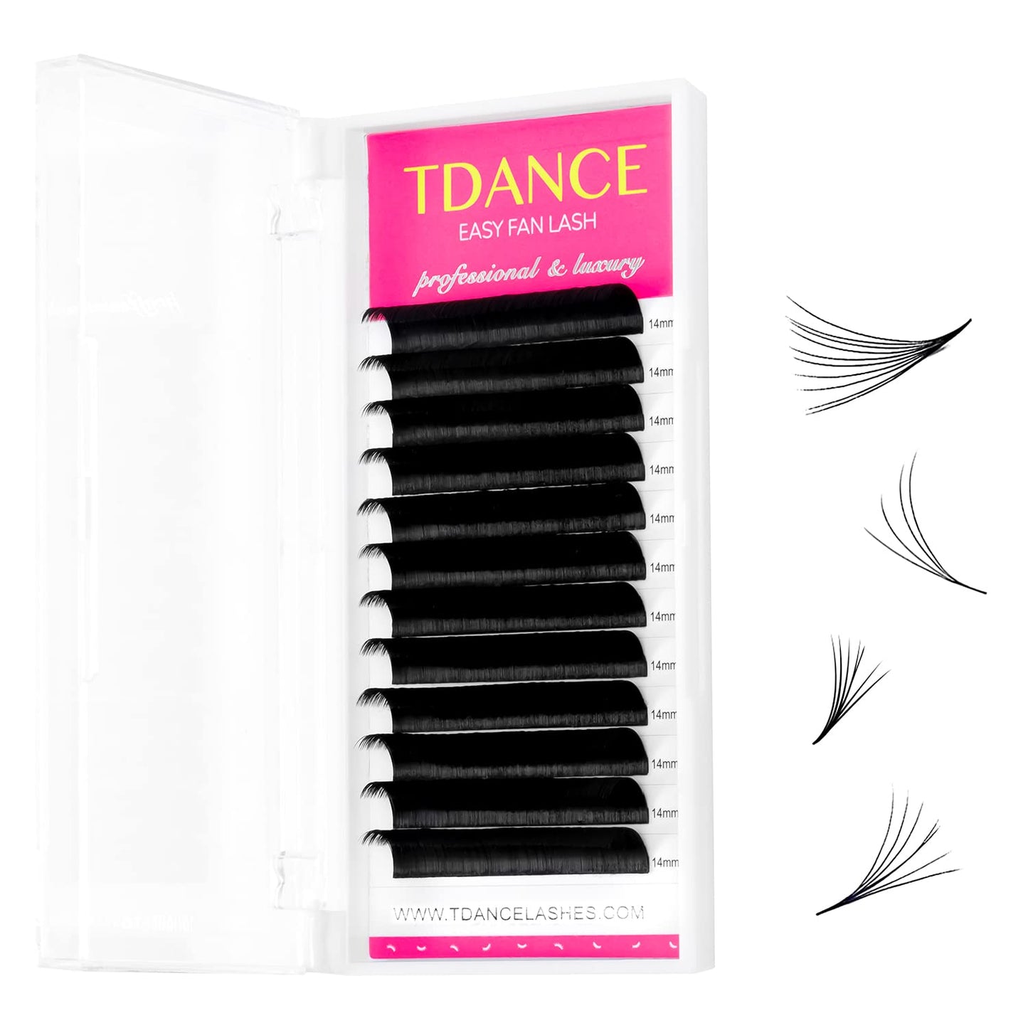 Tdance Eyelash Extension Supplies Rapid Blooming Volume Eyelash Extensions Thickness 0.05 Dd Curl 13Mm Easy Fan Volume Lashes Se
