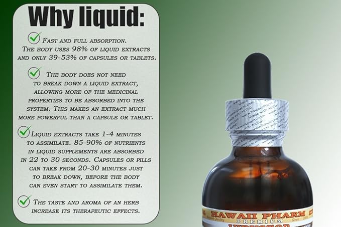 Tansy Alcohol-Free Liquid Extract, Organic Tansy (Tanacetum Vulgare) Dried Leaf and Flowering Tops Glycerite Natural Herbal Supplement, Hawaii Pharm, USA 2 fl.oz
