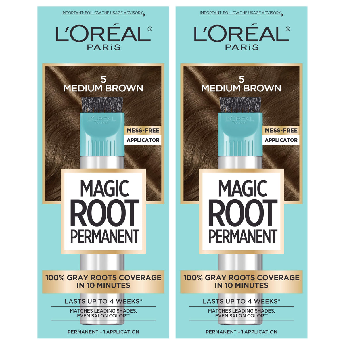 L'Or Al Paris Root Rescue Medium Brown 5 2Pk