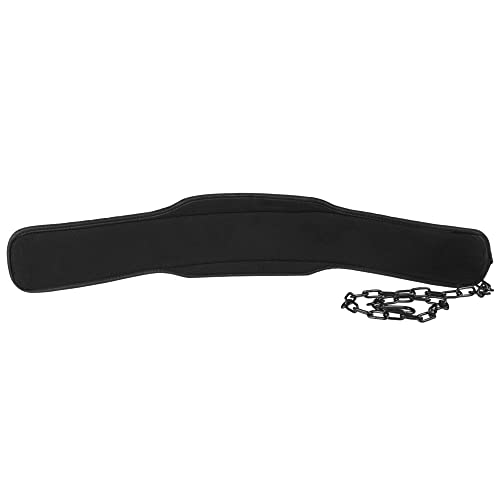 Neoprene Double Layer Universal Dip Belt | Made with 15mm Thick Universal Dip Belt with Heavy-Duty Steel Chain for Men and Women