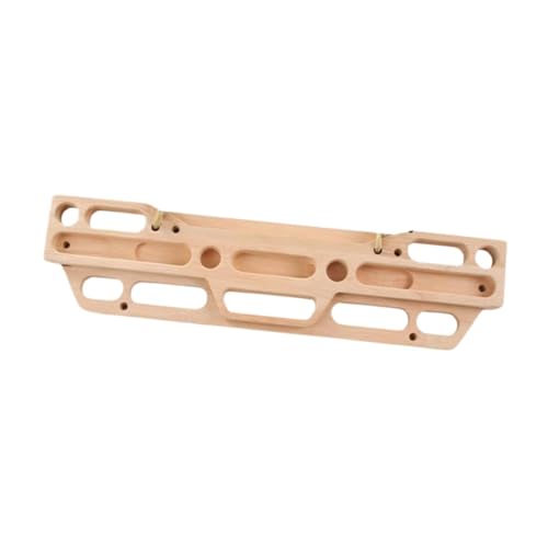 Wooden Climbing Fingerboard, 21.65 x 5.51 x 1.18 in, Finger and Forearm Strength Trainer for Beginners and Advanced Climbers