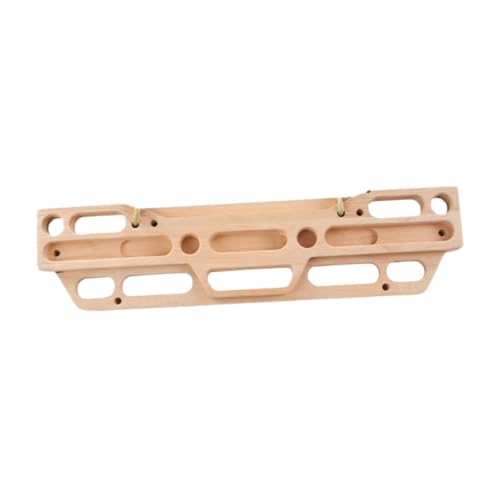Wooden Climbing Fingerboard, 21.65 x 5.51 x 1.18 in, Finger and Forearm Strength Trainer for Beginners and Advanced Climbers