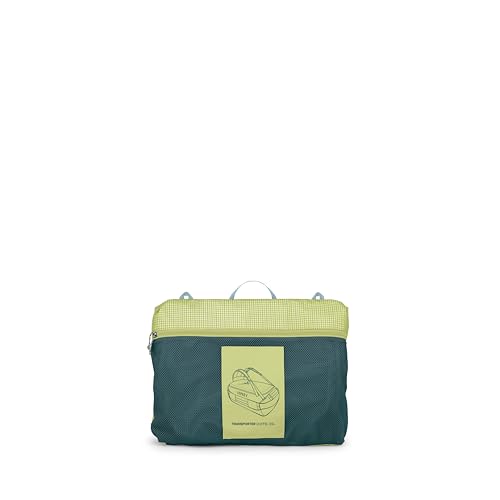 Osprey Transporter Lightweight Travel Duffel Bag - Extra Large Water Resistant Durable Gear Bag for Men and Women - color: Glow Dew-torrent Blue, style: 65l
