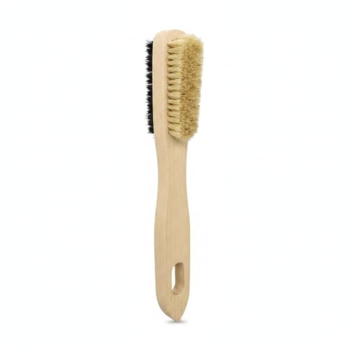 Climbing Hold Cleaning Brush with Stiff Boar Bristles and Beech Wood Handle