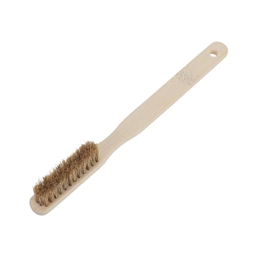 Rock Climbing Brush with Wood Handle and Firm Bristles for Removing Chalk and Dirt, Powerful Scrubbing Tool for Indoor and Outdoor Climbing Surface Cleaning
