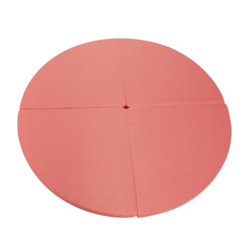 Folding Safety Mat for Home Spinning Round Pole Dance Mat, Round Foldable Aerial Yoga Mat for Pole Dancing, Gymnastics, Aerial Hoop, Simple Maintenance - size: 150*3cm/59.1*1.2in