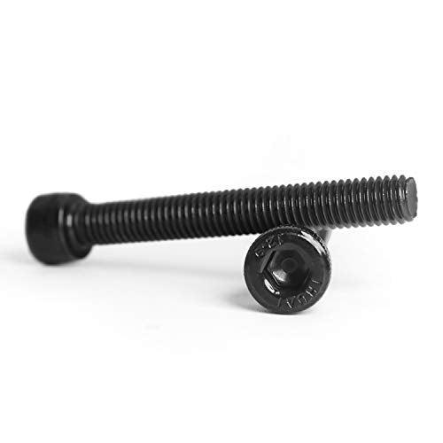 M6 x 20mm Socket Head Cap Screws Bolts 12.9 Grade Alloy Steel Metric Machine Hex Socket Screw, Fully Threaded, Black Oxide Finish, 50PCS - size: M6×20mm