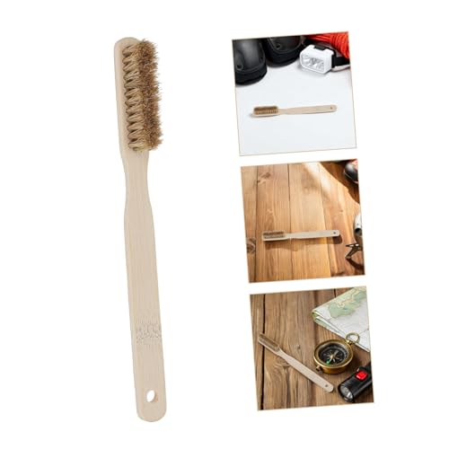 Ipetboom Bouldering Chalk Brush for Indoor Rock Climbing with Soft Wood Bristles, Rapid Drying and Secure Grip Design, for Cleaning Climbing Holds in Humid Environments