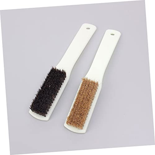 OUNONA 2Pcs Bouldering Brush Natural Material Climbing Stone Cleaner with Thick Bristles and Ergonomic Handle for Outdoor Sports and Boulder Cleaning
