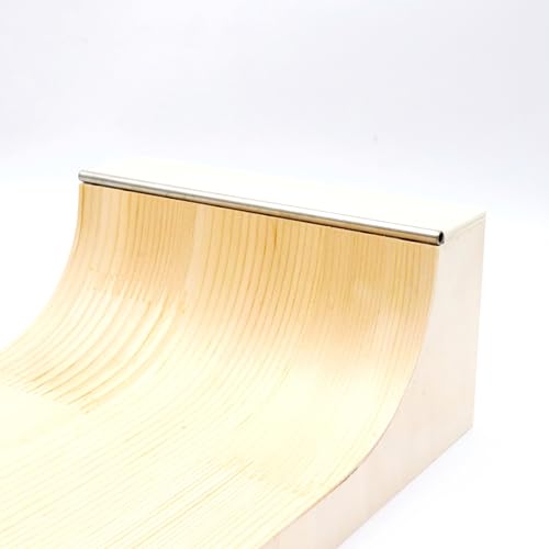 Wooden Fingerboard Half Pipe Ramp Handmade Pro Obstacles