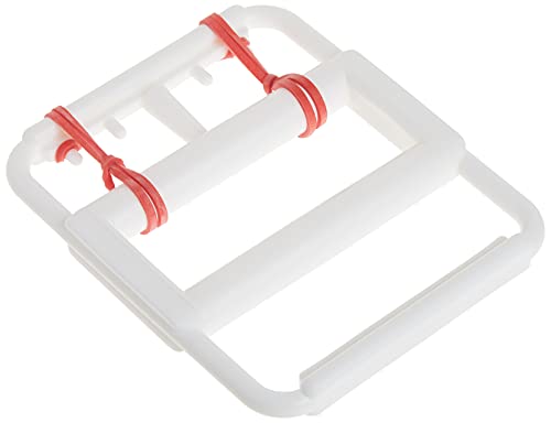 CanDo 10-1860 Latex Free Rubber Band Hand Exerciser with 5 Red Bands - size: Exerciser w/ 5 Bands, style: Latex-Free