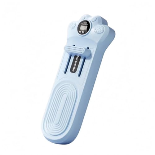 Foot Exercise Toe Training Device Arch Supporter with Digital Repetition Count Display Polypropylene Build Suitable for Daily Routine Gym Exercise - color: Sky Blue