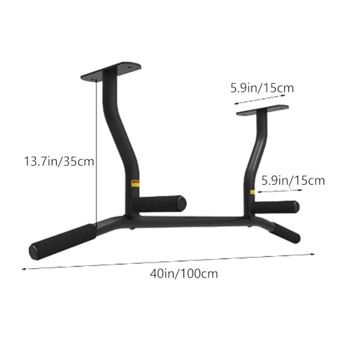 Joist Mount Pull Up Bar, Ceiling Mount Pull Up, Strength Training Pull-Up Bars, Bar with Multi-Grip Foam Grip, 40'' Wide, Pull Up Bar for Home Gym,Black-Straightrod - color: Black, size: Straightrod