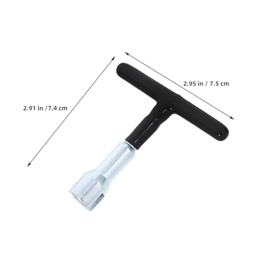 Abaodam 4pcs Wing Nut Driver Tool for Manual Hook Bolt Installation with T-handle, Portable Eye Screw Wing Nut Driver Set for Home and Workshop Use