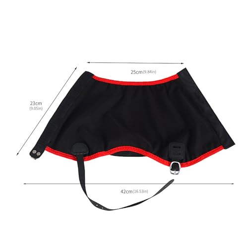 for Hiking in Snow Sand Conditions Light Weight Ripstop Nylons Regulable Fit Regulable - color: Black