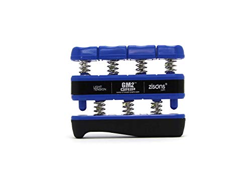 GM2 Grip Exerciser, Hand Exerciser, Finger Exerciser. 9lb(Black) 7lb(Red) 5lb(Blue) - color: Blue