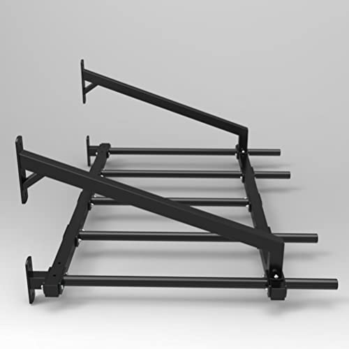 Wall-Mounted Pull-Up Bars/Climbing Frames, Home Gym Corridor Steel Exercise Bars, Multifunctional Strength Training Equipment