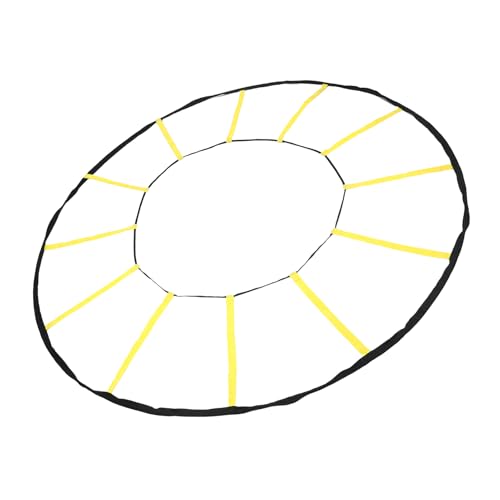 Circular Training Ladder - 12 Rungs Nylon Speed and Trainer for SoccerBasketball & Football