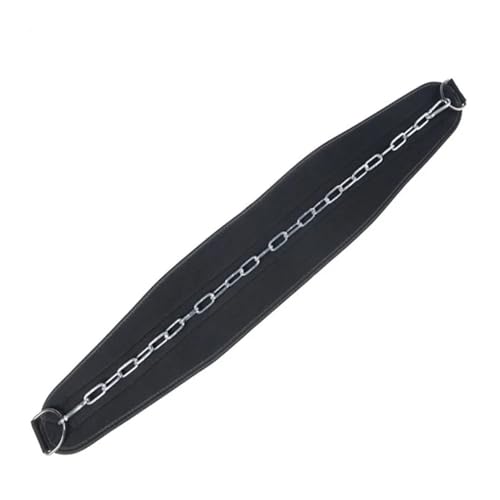 HemeraPhit Weighted Dip Belt with Chain - Adjustable Back Support for Weightlifting, Home Gym Equipment, and Strength Training