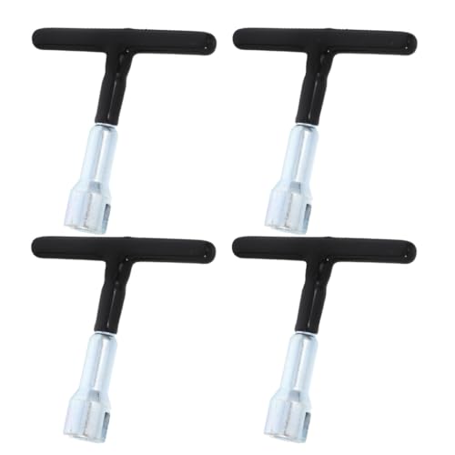 VILLCASE 4pcs Wing Nut Tool and Hook Screw Driver with T-handle for Manual Installation of Eye Screws and Hook Bolts, Portable Wing Nut Driver for Heavy Duty Use and Quick Tightening