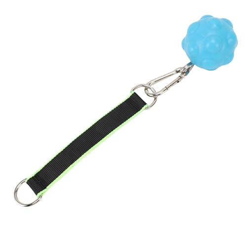 RiToEasysports Pull Up Ball Grips, TPE Climbing Training Balls with Stainless Steel for Strength Trainer, Kettlebell Barbell Home Gym Workout - color: Blue