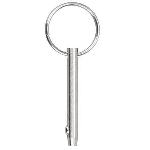 Quick Release Pin Bimini Top Pin Diameter 0.25 Inch, Total Length 3 Inch, Usable Length 2.4 Inch Full 316 Stainless Steel (4 PCS) - size: 4 Pieces
