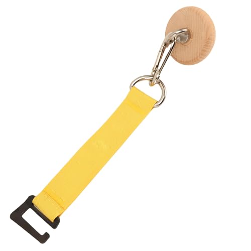 RiToEasysports 2PCS Pull Up Grip Balls, Sturdy Beech Wood Iron Faux Nylon Half Sphere Rock Climbing Holds for Strength Training Hand Exercise Home Gym Workout, with Comfortable Grip for
