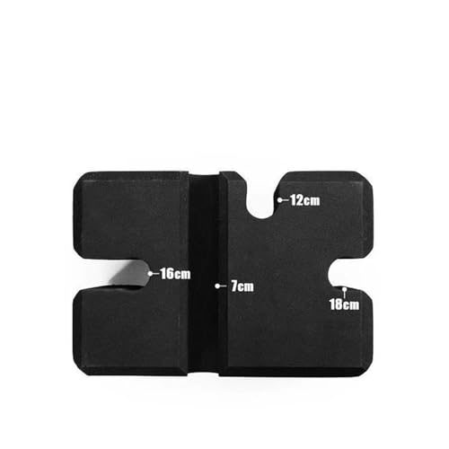 EVA Bench Press Block Bench Foam Block Workout Block Adjustable Exercise Block Non Slip Support Gym Board Foam Training Board, Black