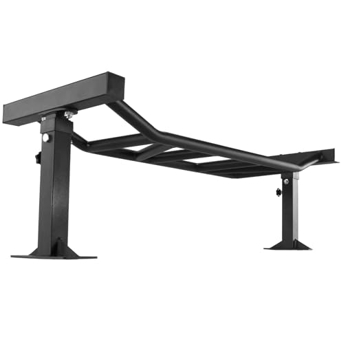 47 Inch Heavy Duty Multi-Grip Pull Up Bar Ceiling Mount Chin Up Bar Adjustable Height&Supports to 600 Lbs Home Gym Equipment