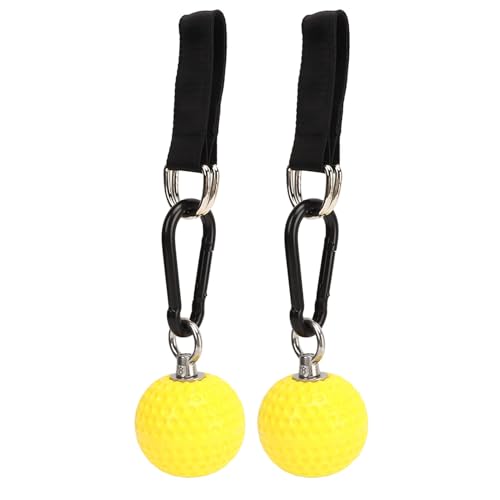 1 Pair Climbing Training Grip Balls with Straps, Pull Up Grips for Indoor and Outdoor Horizontal Bar, Slip-Resistant PU Material for Hand and Muscle Strength Training