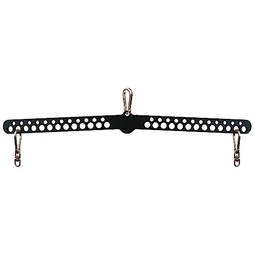 Multi-Grip LAT Pull Down Bar for Home Gym Fitness, Spreader Plate LAT Pulldown Attachments for Pulley System Cable Machine, Double to Single Cable Attachment Exercise Handle - color: Multi Hole Bar 3