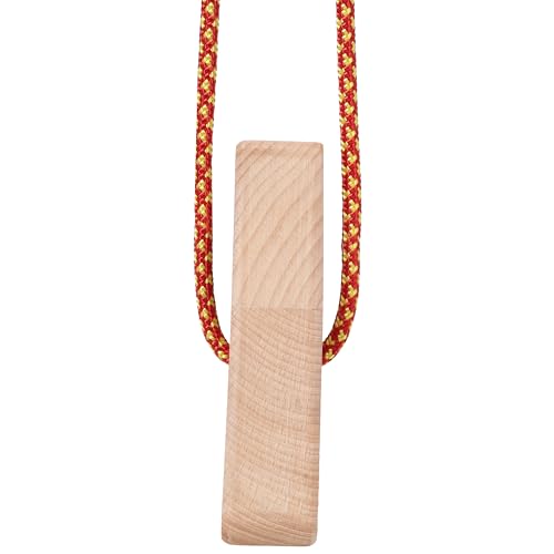 2 PCS Hangboard Rock Climbing, Wooden Climbing Hangboard with Rope, Training Finger Grip for Indoor Outdoor Home - style: Triangle