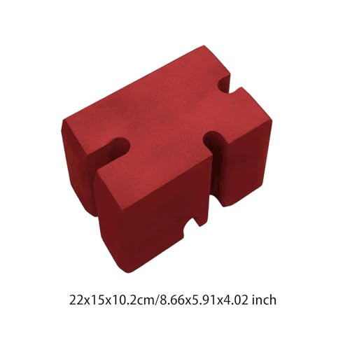 EVA Bench Press Block Bench Foam Block Workout Block Adjustable Exercise Block Non Slip Support Gym Board Foam Training Board, Red