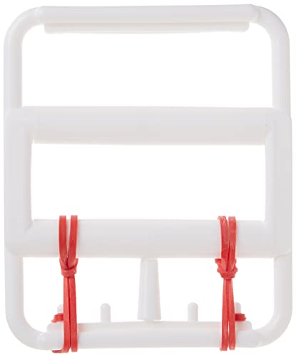 CanDo 10-1860 Latex Free Rubber Band Hand Exerciser with 5 Red Bands - size: Exerciser w/ 5 Bands, style: Latex-Free