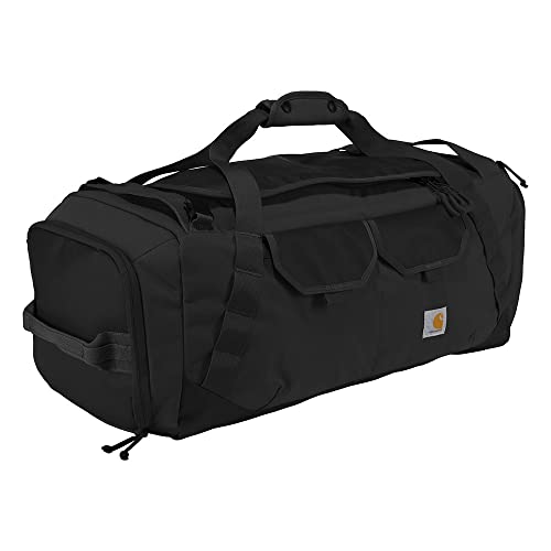 Carhartt Heavy Haul Utility Duffel Bag's, Water-Resistant Packable Bag for Jobsite, Gym, and Travel - color: Black, style: 55l