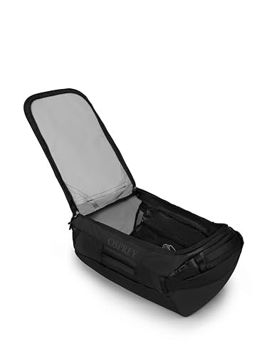 Osprey Transporter Lightweight Travel Duffel Bag - Extra Large Water Resistant Durable Gear Bag for Men and Women - color: Raven Black, style: 95l