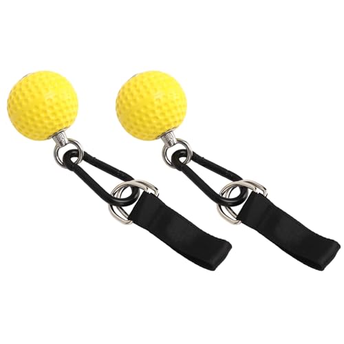 1 Pair Climbing Training Grip Balls with Straps, Pull Up Grips for Indoor and Outdoor Horizontal Bar, Slip-Resistant PU Material for Hand and Muscle Strength Training