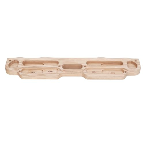 CHICIRIS Hangboard Training Board, Wooden Rock Climbing Training Equipment for Finger Strength and Grip, with Anti Slip Texture for Beginners and Advanced Climbers