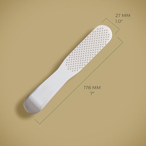 Diamancel Luxury Diamond Foot Callus File Rasp & Buffer – Canadian Professional Grade Pedicure Care for Calluses and Rough Skin (#20 Coarse Grit)