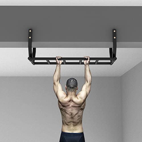 Wall Mounted Pull Up Bars,Home Gym Garage Heavy Duty Fitness Pole Climbing Frame,for beam installation of 20-30 cm,Max load 661lbs