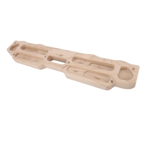 Pomya Finger Strength Training Board for Climbing | Solid Wood Hangboard with Mounting Kit, Bouldering Board for Home Gym Pull Up Bar
