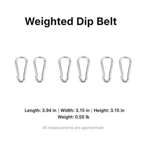 Strength Athletes Weighted Dip Belt with Iron Chain for Pull Ups and Dips, Heavy Duty Training Gear