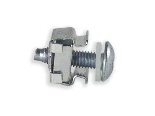 RackGold® Zinc 10-32 Cage Nut & Screws w/Washers 25-Pack - USA Made