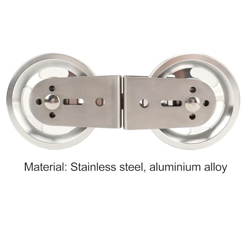 Cable Pulley System, Two Way Pulley Block, Stainless Steel Silent Bearing, Suitable for pulldown attachments on Home Fitness Equipment. - size: Aluminium